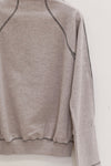 BASERANGE 25 Autumn/Winter FOLD Turtleneck Sweater France BAS-PUFOT-RCF-AU25-Grey Melange